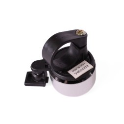 Звонок для велосипеда 11A-06, мини, алюминий/пластик, серебристый