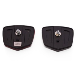 Отражатели на велосипед HL-R02, 70x60 мм, передний+задний, комплект