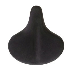 Велоседло комфорт HF-AZ-001, 270х255 мм, на двойных пружинах, круизер, Black
