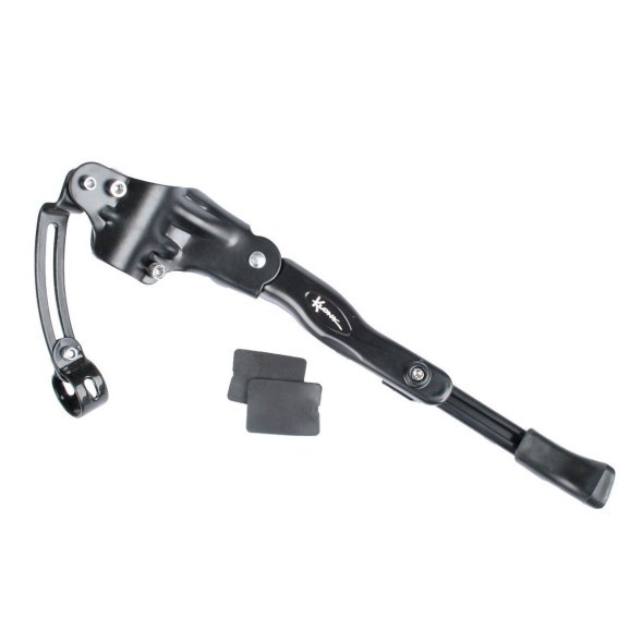 Велоподножка Klonk 11211, 24-29&amp;quot;, боковая телескопическая, крепление на 2 пера, алюминий, блистер