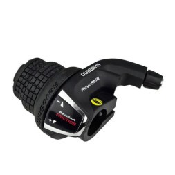 Переключатель велосипедный Shimano Tourney TY RS35, грипшифтер, левый, 3 скорости (Friction), без индикатора, трос 2050 мм, без упаковки