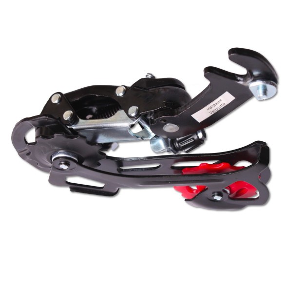 Переключатель велосипедный S.Shine, задний, крепление на крюк, 7 скоростей, лапка средняя