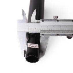 Подседельный штырь велосипедный, стальной, 28.6x300 мм, черный