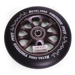 Колесо для самоката Metal Core Thunder, алюминий, 110 мм, титановый
