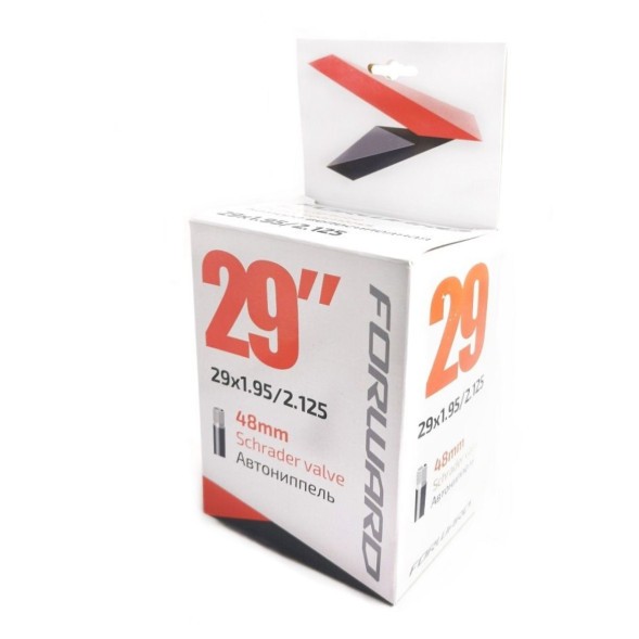 Камера велосипедная Forward 29x1.95/2.125, A/V-48 мм, бутиловая, в торг. упаковке