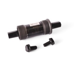 Каретка велосипедная Kenli KL-08A, ось 127 мм, под квадрат, посадочное место 68 мм, стальные чашки