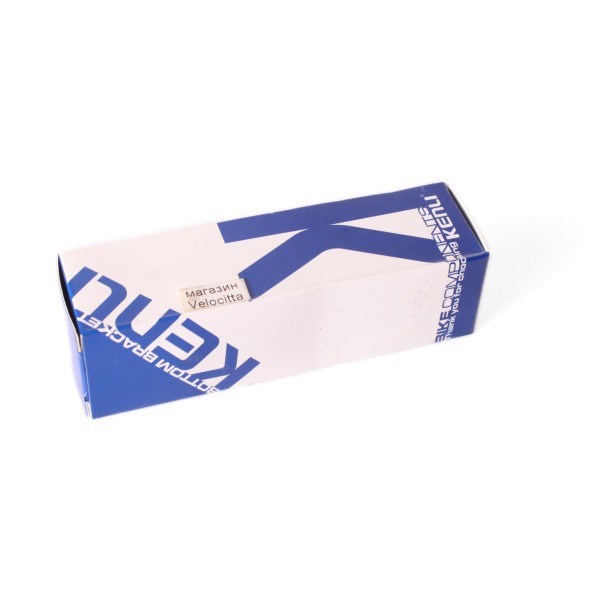 Каретка велосипедная Kenli KL-08A, ось 127 мм, под квадрат, посадочное место 68 мм, стальные чашки