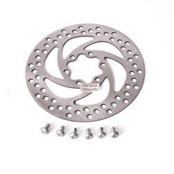 Ротор велосипедный Shunfeng SF-DB18, 140 мм, под 6 болтов, PCD 44 мм, сталь, серебристый