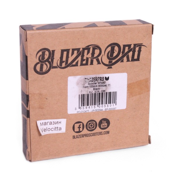 Колесо для трюкового самоката Blazer Pro Fuse, Abec 11, алюминий, 100x24 мм