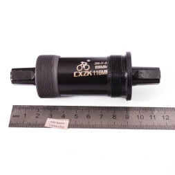 Каретка-картридж CXZK ZG-1020, BB Axle Set, 68 мм, 116 мм, SQR, промподшипники, стальные чашки