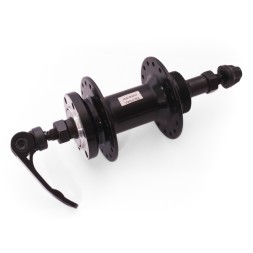 Веловтулка задняя Wang Zheng WZ-A208RQ black-32, ось 3/8&amp;quot;х135x145 мм, ALU, под диск 6 болтов, под трещотку, на эксцентрике, 32 отверстия, б/уп.