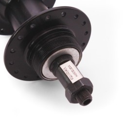 Веловтулка задняя Wang Zheng WZ-A208RQ black-32, ось 3/8&amp;quot;х135x145 мм, ALU, под диск 6 болтов, под трещотку, на эксцентрике, 32 отверстия, б/уп.