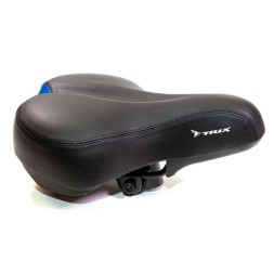 Седло Hongfei HF-AZ-5548-0-BKBL, 260x190 мм, Comfort, эластомерное, черно-синее