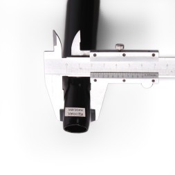 Подседельный штырь JB-8540, стальной, Ø28.6x400 мм, черный