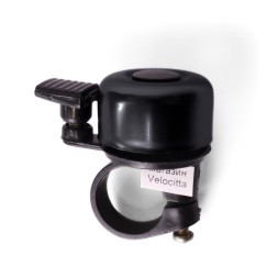 Звонок 11A, мини, пластик/алюминий, черный