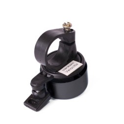 Звонок 11A, мини, пластик/алюминий, черный