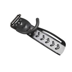 Крепление-крюк для велосипеда GJ-1004, настенное, складной, за колесо, стальной, торг. уп.