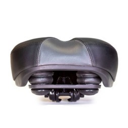 Седло велосипедное Hongfei HF-AZ-5548-0-BK, 260x190 мм, комфорт, эластомерное, Black