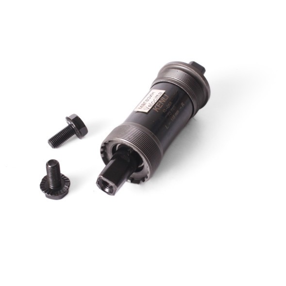 Каретка велосипедная Kenli KL-08A, 73/118 мм, ось под квадрат, резьба 1.37&amp;quot;, сталь