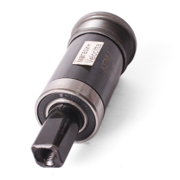 Каретка велосипедная Kenli KL-08A, 73/118 мм, ось под квадрат, резьба 1.37&amp;quot;, сталь