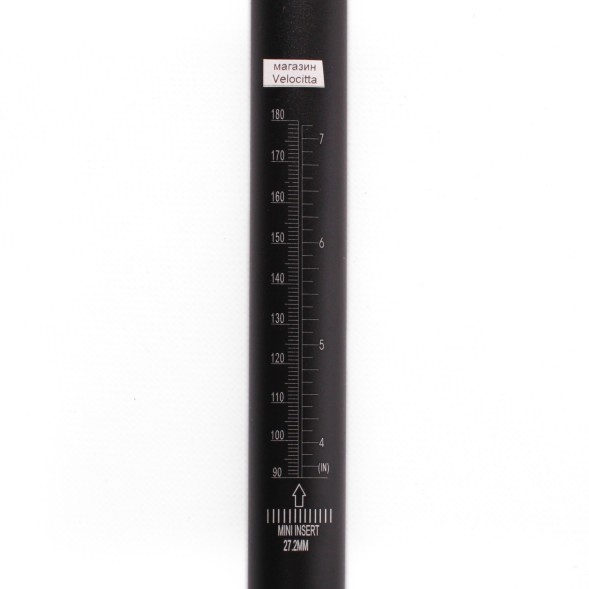 Штырь подседельный, с замком, диаметр 27.2 мм, длина 350 мм, алюминиевый, черный