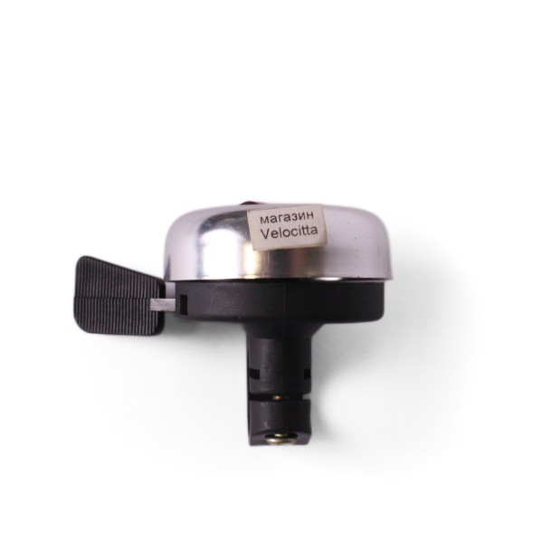 Звонок велосипедный 54BF-01, с флагом &amp;quot;Россия&amp;quot;, хромированный