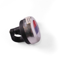 Звонок велосипедный 54BF-01, с флагом &amp;quot;Россия&amp;quot;, хромированный