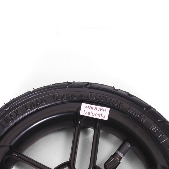 Надувное колесо Frenzy Pneumatic Wheel, для самоката, Abec 7, 205 мм, 88A, красный