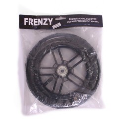 Надувное колесо Frenzy Pneumatic Wheel, для самоката, Abec 7, 205 мм, 88A, красный