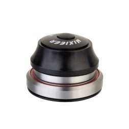 Рулевой набор Mixieer QLP-40F(BK), 1-1/8&amp;quot;-1.5&amp;quot;, безрезьбовая, IS 41.8/28.6  IS 39.8/30 0, подшипники 52x45°x45° + 52X45°X45°, с якорем, h-18.5 мм, инд. уп.