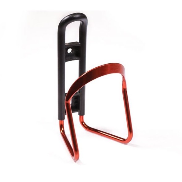 Держатель фляги Joy Kie HL-BC20-Red-Card, алюминий/пластик, анодированный/крашеный, крепление на раму, торг. уп.