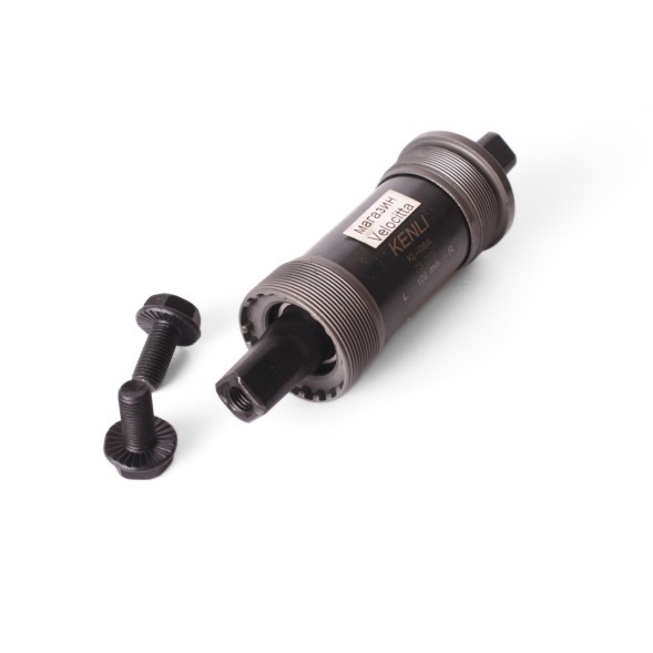 Каретка-картридж Kenli KL-08A, под квадрат, ось 122 мм, длина 73 мм ,черный