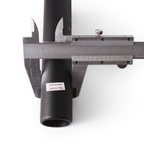 Подседельный штырь с замком, диаметр 28.6 мм, длина 350 мм, алюминиевый, черный