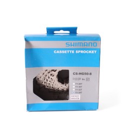 Кассета велосипедная Shimano Alivio HG50, 8 скоростей, 11-34T, никелированная
