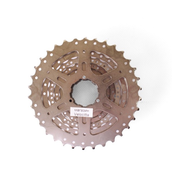 Кассета велосипедная Shimano Alivio HG50, 8 скоростей, 11-34T, никелированная