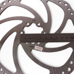 Диск тормозной велосипедный New Vision YRT-01 203 мм, под 6 болтов