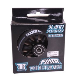Колесо запасное Slamm Scooters Flair 2.0, фрезер., 100 мм, 88A, черный