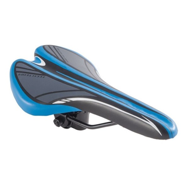 Велоседло спортивное Tech Team HF-AZ-090, 286x135 мм, MTB, с замком, черный/синий