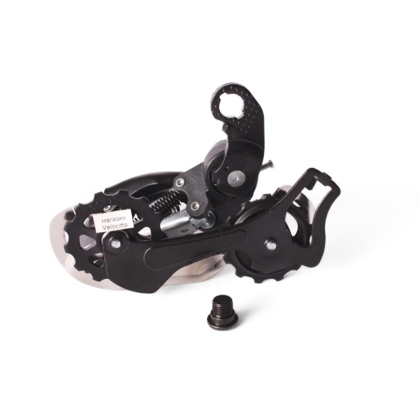 Задний переключатель, логотип Tоurney RD-TX35, 6/7 скоростей, установка на болт, черный