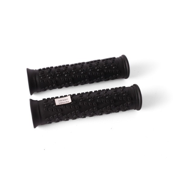 Грипсы велосипедные, резиновые, длина 120 мм , черные