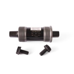 Каретка-картридж велосипедная Neco В-910, ось 110.5мм, резьба 1.37&amp;quot;х24Т, корпус 68 мм, стальные чаши