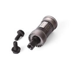 Каретка-картридж велосипедная Neco В-910, ось 110.5мм, резьба 1.37&amp;quot;х24Т, корпус 68 мм, стальные чаши