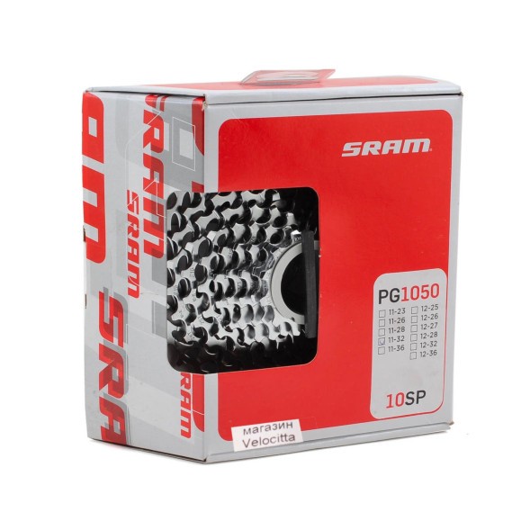Кассета велосипедная Sram Rival PG-1050, 10 speed, диапазон зубьев 11-23T