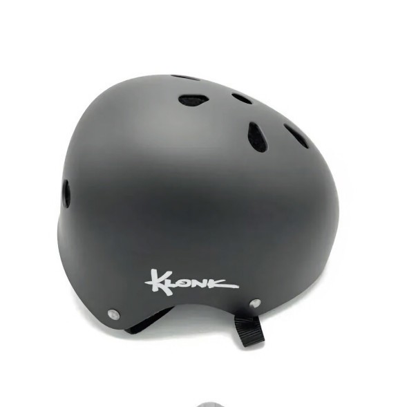 Велошлем Klonk 12071, STREET/DIRT, S/M, взрослый, регулировка обхвата, матовый черный