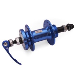 Веловтулка задняя Wang Zheng WZ-A208RQ blue, ось 3/8&amp;quot;х135x145 мм, алюминиевая, под диск 6 болтов, под трещотку, с эксцентриком, 36H, б/уп.