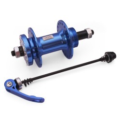 Веловтулка задняя Wang Zheng WZ-A208RQ blue, ось 3/8&amp;quot;х135x145 мм, алюминиевая, под диск 6 болтов, под трещотку, с эксцентриком, 36H, б/уп.