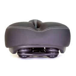 Седло Hongfei HF-AZ-6040-0-BK, 270x200 мм, комфорт, эластомерное, с вентиляцией, Black