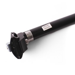 Штырь подседельный для велосипеда Kaiwei KWY-6, Ø28.6x350 мм, алюминиевый, с замком, черный матовый