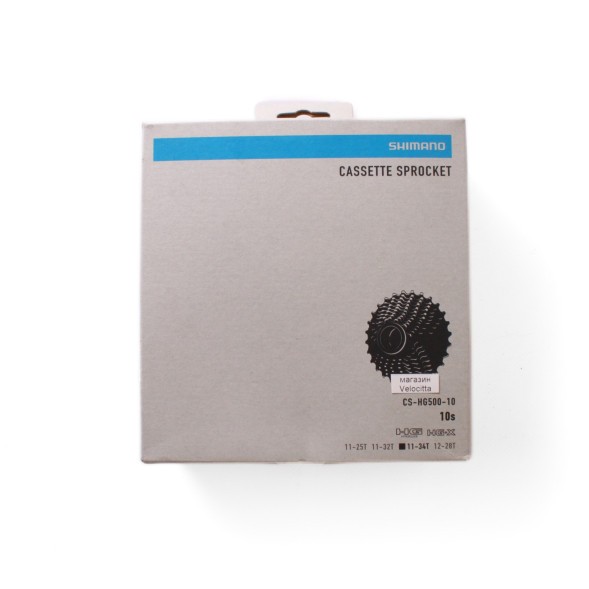 Кассета велосипедная Shimano Deore CS-HG500-10, 10 ск., 11-34 зубьев, инд. упаковка