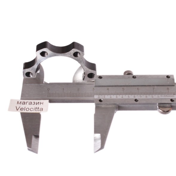 Адаптер ротора дискового тормоза New Vision, 6 болтов, диаметр вн. 22 мм, между болтами 44 мм, черный